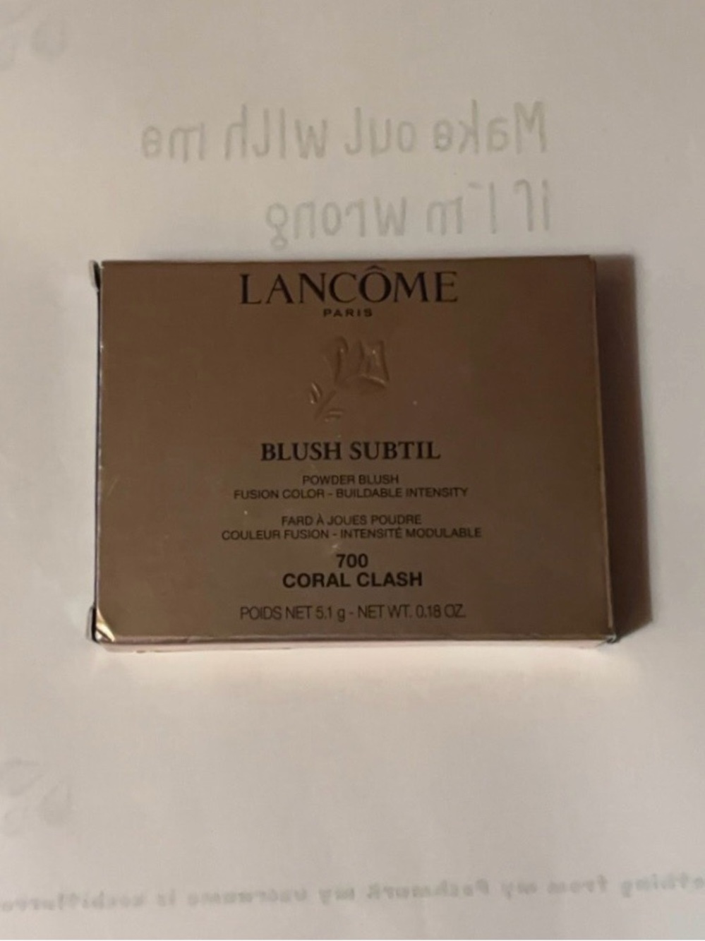 Lancome Blush Subtil 700 Coral Clash